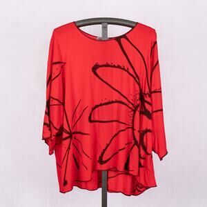 Monika Astara Hand-Made Tunic Top ONE SIZE Lagenlook Happy Clothing Sustainable
